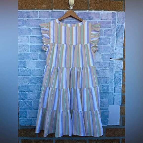 Roller Rabbit Darrel Stripe Pippa Dress size medium - Picture 12 of 16